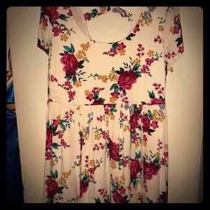White Floral dress